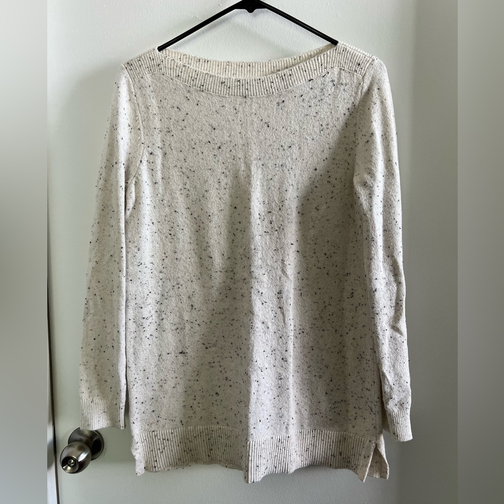 LOFT white sweater